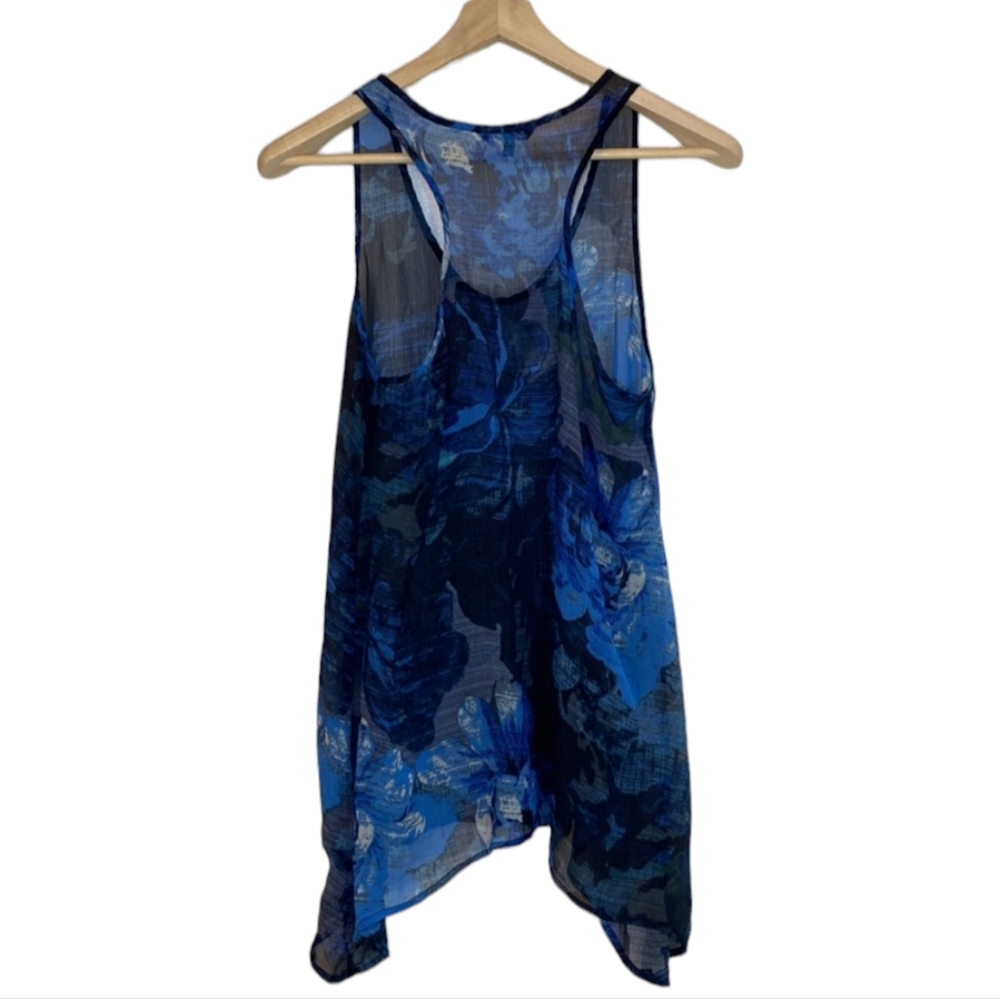 Express | Floral Flowy Razorback Tank - Picture 2 of 9